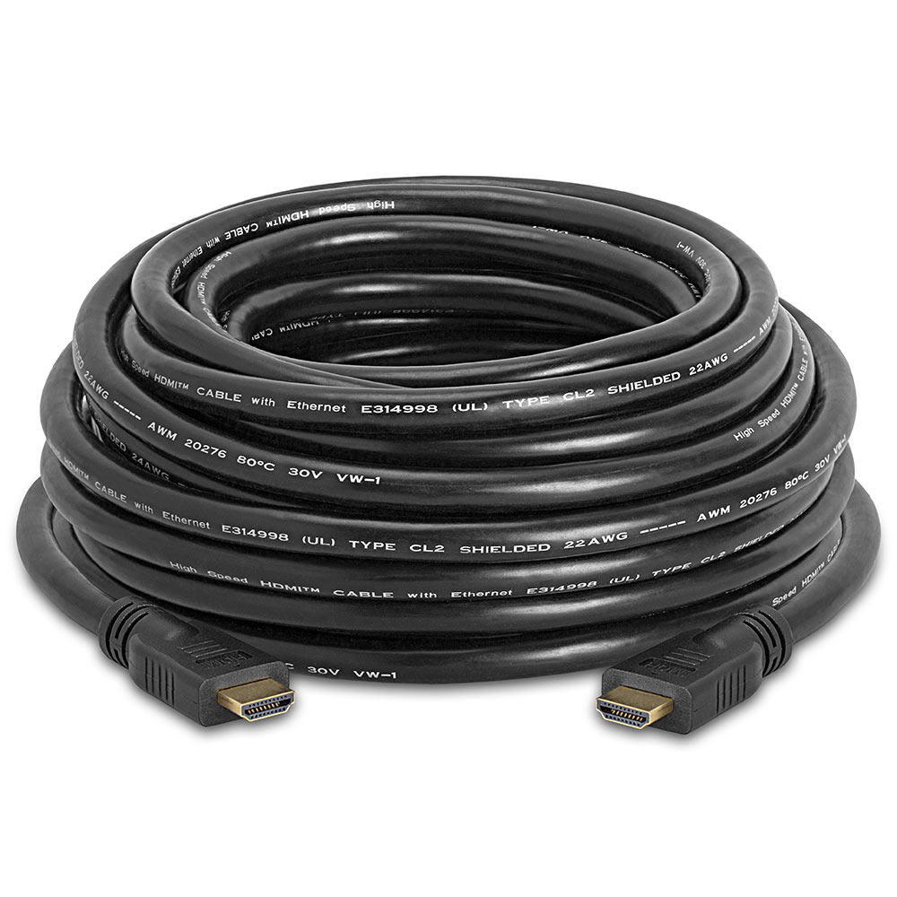 22 AWG High Speed HDMI Cable For In-Wall Installation – 30 Feet